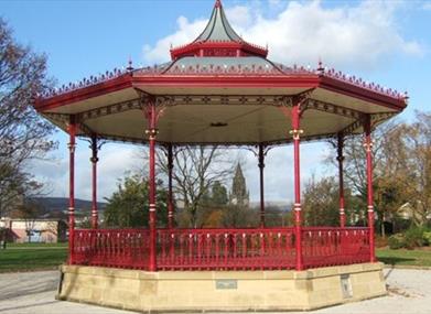Rochdale Broadfield Park bandstand.