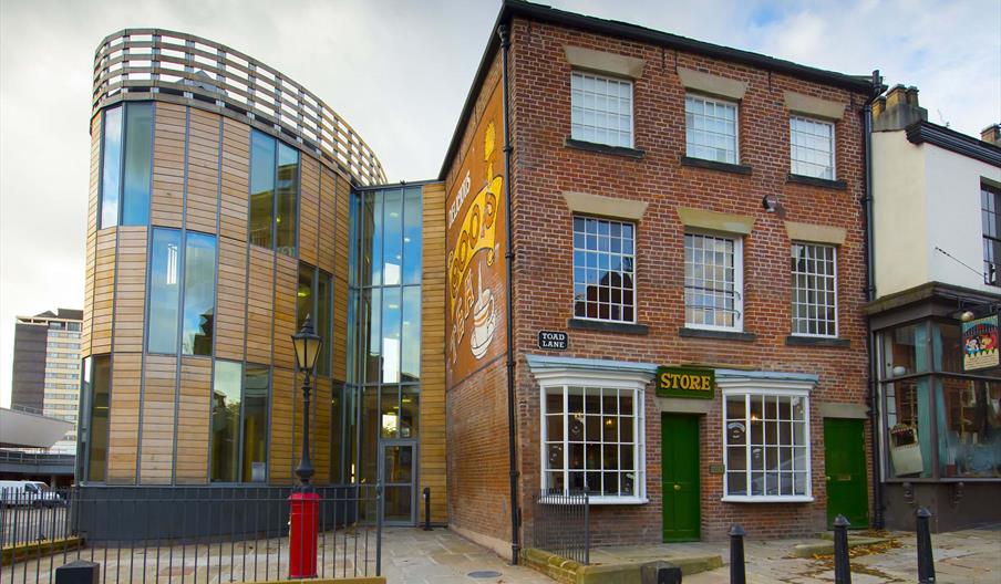 Exterior of the Rochdale Pioneers Museum.